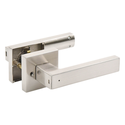 Manija Electrónica Biométrica / 30 Usuarios / Reversible Izquierda o Derecha / Níquel Satinado / Pilas AAA / Pestillo Anti-Tarjeta | SIERRA STORE
