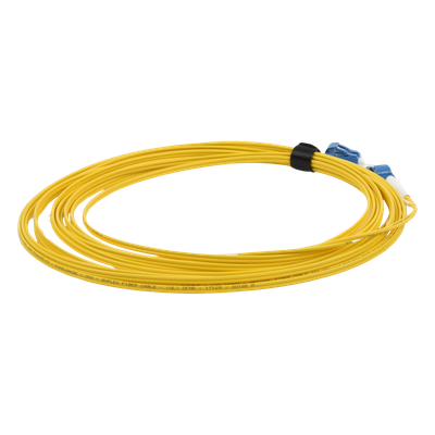 SIEMON FJ2-LCULCUL-07 - Jumper de Fibra Óptica Monomodo (OS2), XGLO, Riser, LC/UPC-LC/UPC Duplex, OFNR, Color Amarillo, 7 Metros | SIERRA STORE