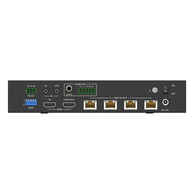 Splitter HDMI HDBaseT / 1x4 Distribución / 4K@60Hz 4:4:4 / Alcance 120 m (393.7 ft) en 4K / 150 m (492.1 ft) en 1080p / PoC / Audio | SIERRA STORE