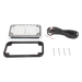 Luz de Advertencia LED / 6x4 pulgadas / Bicolor Rojo/Claro / 66 LED / 12 VCC / 10 Modos de Destello / Montaje Permanente | SIERRA STORE