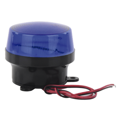 Estrobo de Señalización / 12 VCC / 90 Destellos por Minuto / Montaje de Brida 68 mm / Interior / Azul | SIERRA STORE