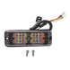 Luz auxiliar LED / Montaje en superficie / 16 LEDs ámbar / 0.5 pulgadas profundidad / 36 patrones destello / IP67 / SAE Clase I | SIERRA STORE
