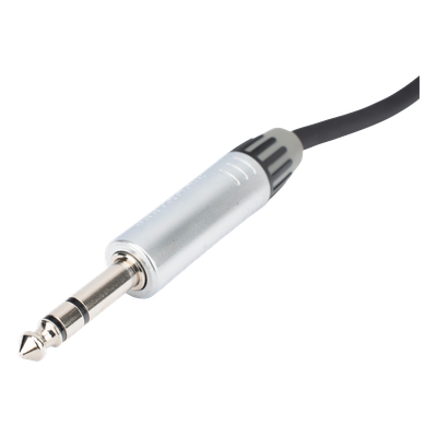 Cable de Audio / XLR 3 Polos Hembra a Plug 1/4 in Mono / 3 m (9.8 ft) / Triple Blindaje / Conectores Seetronic Serie M | SIERRA STORE
