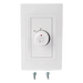 Dimmer Rotativo / 300W / 127 V~ 60 Hz / Instalación en Muro / Blanco Semi Brillante / 11.8 x 7.8 x 3 cm | SIERRA STORE