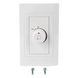 Dimmer Rotativo / 300W / 127 V~ 60 Hz / Instalación en Muro / Blanco Semi Brillante / 11.8 x 7.8 x 3 cm | SIERRA STORE