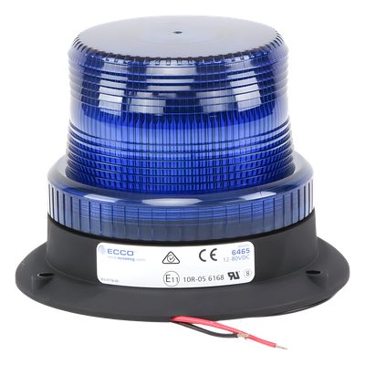 Mini Burbuja LED / 3 LEDs Ultra Brillantes / 12-80 VCC / Destello 75 FPM / SAE J845 Clase III / Policarbonato Resistente a Impactos / | SIERRA STORE