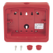 Caja de Montaje en Superficie / Para Anunciador Remoto / Ángulo 15° / Entradas 1/2 in NPT / Color Rojo | SIERRA STORE