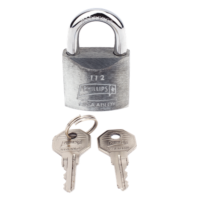 Candado Metálico de Gancho Corto / Acero Cementado Niquelado / Llave PH-32 / 4 Pernos de Combinación / Anti-Palanca / Barreno para Agua | SIERRA STORE