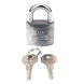 Candado Metálico de Gancho Corto / Acero Cementado Niquelado / Llave PH-32 / 4 Pernos de Combinación / Anti-Palanca / Barreno para Agua | SIERRA STORE