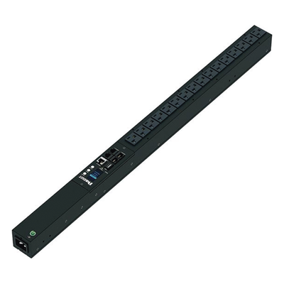 PANDUIT P16D20M - PDU Monitoreable / 16 Salidas NEMA 5-20R / Entrada NEMA 5-15P / 120 Vca / 15 A / 1.4 kVA / Instalación Vertical | SIERRA STORE