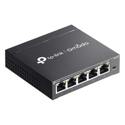 Switch Gestionado SDN / 5 Puertos Gigabit / 10 Gbps Capacidad Switching / 7.4 Mpps Forwarding Rate / Fanless / VLAN 802.1Q / QoS 8 | SIERRA STORE