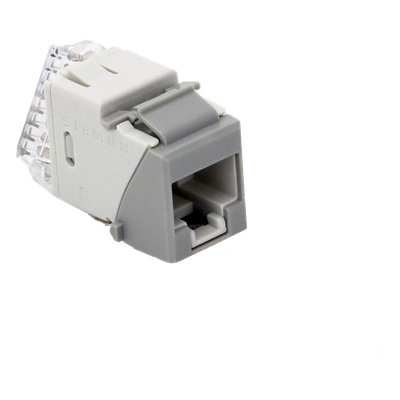SIEMON U5-K04NS - Jack Keystone / Cat5e UTP / RJ45 / T568A-B / -10 a 60°C / Color Gris | SIERRA STORE
