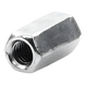 Cople hexagonal roscado cuerda máquina galvanizado de 7.9mm ( 5/16") | SIERRA STORE