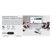 Kit de Conferencia Inalámbrica / Transmisión 4K/30fps / 4 Dispositivos Simultáneos / Alcance 10 m (32.8 ft) / Plug & Play / | SIERRA STORE