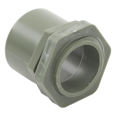 Conector para Tubo PVC Conduit Ligero / 1" (25 mm) / Conexión Rápida con Casquillo Integrado / Autoextinguible / NMX-E-012-SCFI | SIERRA STORE