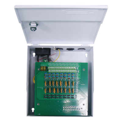 Fuente de Poder / Entrada 100-240 Vca / Salida 24 Vca / 20 A / 16 Canales / 36 W / Rango -25°C a 40°C / 8.5 x 7.95 x 3.86 in | SIERRA STORE