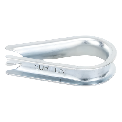 Guardacabos/cuello 1/4" acero con electro galvanizado. | SIERRA STORE