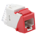 SIEMON U6-K03NS - Jack Keystone / Cat6 UTP / T568A-B / Punch Down 110 / UL94 V-0 / Rojo | SIERRA STORE