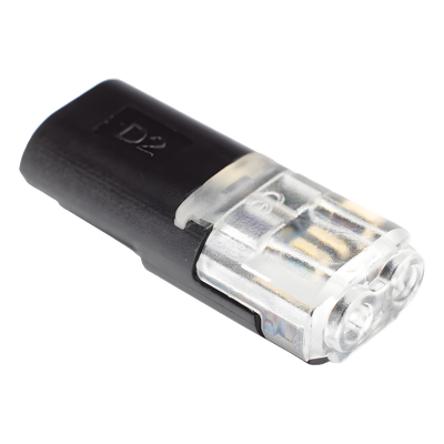 Conectores enchufables / 2 pines / 22-18 AWG / 0.35-0.75 mm² / 25 piezas / -20°C a +80°C | SIERRA STORE