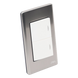 Apagador Doble / 10 A / 127 V CA / 60 Hz / Placa de Acero / 4.6 x 3.1 x 1.2 in | SIERRA STORE