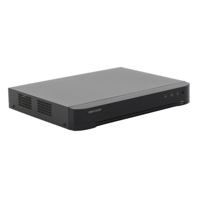 HIKVISION IDS-7208HUHI-M1/S/A(C) - DVR 8 Canales TurboHD + 8 Canales IP / 8 Megapixel (4K) / Acusense (Evita Falsas Alarmas) / Audio | SIERRA STORE