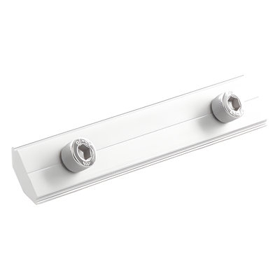Conector de empalme para riel / Aluminio anodizado / 5 cm y 8 cm / 1.97 in y 3.15 in | SIERRA STORE