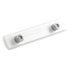 Conector de empalme para riel / Aluminio anodizado / 5 cm y 8 cm / 1.97 in y 3.15 in | SIERRA STORE