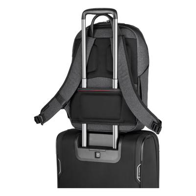 Mochila Urbana / Nylon-Cuero / 17L / Laptop 14" / 42x19x30 cm / 1.1 kg / 138x75x118 in | SIERRA STORE