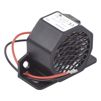 Alarma de Reversa Vehicular / 107 dBA / 12-24 VDC / Sensor de Ruido Ambiental / Nylon Reforzado con Fibra de Vidrio / -40 °F a 185 °F | SIERRA STORE