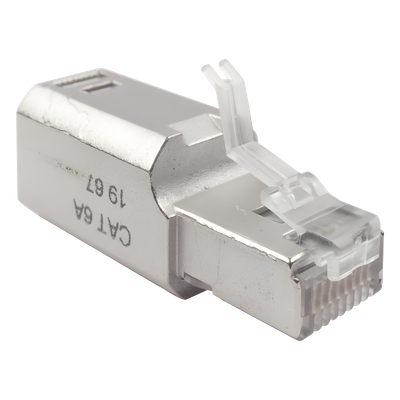 SIEMON ZP1-6AS-00S - Conector RJ45 Cat6A Blindado / Terminación en Campo / 10 Gbps / Sin Clip Protector / UL 2043 Plenum | SIERRA STORE