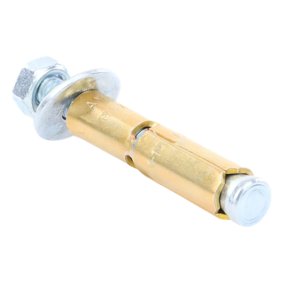 Taquete de Expansión / Cuerda 1/4" (6.4 mm) / Largo 2 1/2" (63 mm) / Carga Tensión 410 kg / Broca 3/8" (10 mm) / Norma GSA FF-S-325 | SIERRA STORE