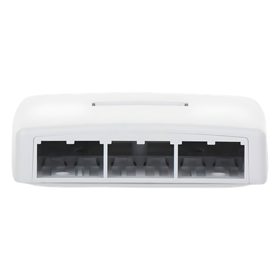 PANDUIT CBXQ6WH-A - Caja de Montaje en Superficie / 6 Puertos Mini-Com / 129x30.5x94 mm / 0.42x0.10x0.31 pies / ABS / Blanco | SIERRA STORE