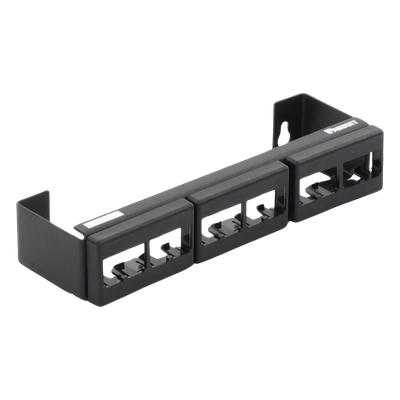 PANDUIT CWPP12WBL - Panel de Parcheo Modular / 12 Puertos / Mini-Com / Montaje en Pared / 228.6 x 44.45 x 63.5 mm / 9 x 1.75 x 2.5 | SIERRA STORE