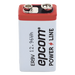Batería de Litio 9V / 1200 mAh / Cloruro de Tionilo / No Recargable / Operación -60°C a +85°C / Acero Inoxidable | SIERRA STORE