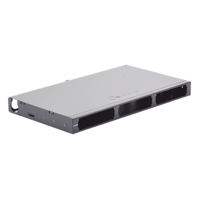 SIEMON FCP3-RACK - Panel de Conexión de Fibra para Rack de 19in, Bandeja Fija, Acepta 3 Placas Quick Pack, Hasta 72 Fibras, 1 UR | SIERRA STORE