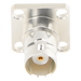 Conector BNC Hembra para Chasis / Montaje en Panel 17.53 mm / 4 Perforaciones 12.7 mm (0.5 in) / Impedancia 50 Ohm / Terminación por | SIERRA STORE