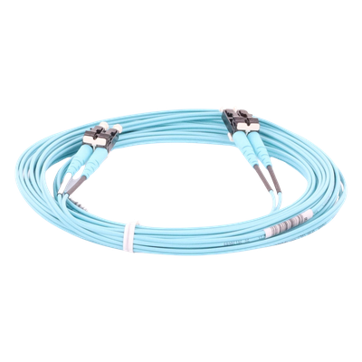 PANDUIT FX2ERLNLNSNM005 - Jumper de Fibra Óptica / Multimodo OM3 50/125 / LC-LC Dúplex / OFNR Riser / LSZH / 5 m (16.40 pies) | SIERRA STORE