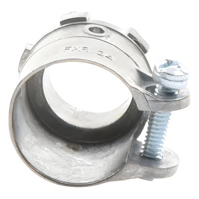 Conector Recto para Tubo Flexible / 3/4" (19 mm) / Diámetro 32 mm / Longitud 36 mm / Acabado Bruñido Brillante / NEMA FB-1 / UL 514B | SIERRA STORE