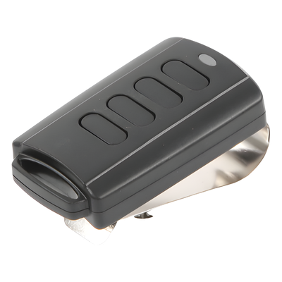 ACCESSPRO XB-T18-BC - Control Remoto con Clip para Visera / 433.92 MHz / 4 Botones / -10°C a 50°C / Batería 12V Incluida | SIERRA STORE