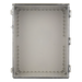 Gabinete Plástico ABS / Uso en Intemperie / 350 x 460 x 160 mm / Puerta Transparente de Policarbonato / Cierre con Broches Inoxidables | SIERRA STORE