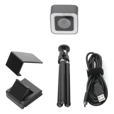 HIKVISION DS-UL2 - Cámara Web / Full HD 1080p / Aro de Luz 5 Niveles / Gran Angular 87° / Micrófono con Reducción de Ruido / USB 2.0 / | SIERRA STORE