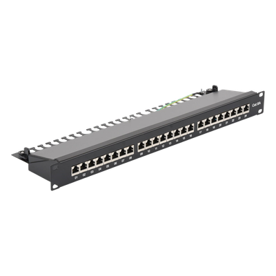 LINKEDPRO BY EPCOM LP-PP-CS-6A-24P - Panel de Parcheo / 24 Puertos / Cat6A Blindado / 1U Rack / T568A/B / 0 a 70°C | SIERRA STORE