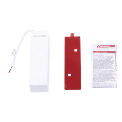 HIKVISION DS-PM-WI1 - Transmisor Inalámbrico de Alarma / 1 Entrada Cableada / Cifrado AES-128 / Interior / -10°C a 55°C | SIERRA STORE