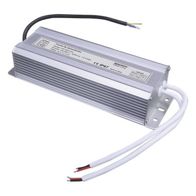 Fuente de Alimentación IP67 / 12 VCC Regulado / 10 A Totales / 2 Salidas / Entrada 100-265 VCA / Operación -10°C a 50°C | SIERRA STORE