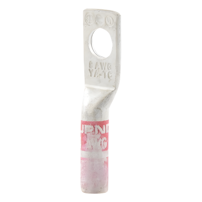 Zapata Terminal de Compresión / Tornillo 1/4" / Calibre 8-6 AWG / Barril Largo / 35 kV / 1.69 in (5.54 ft equivalente en pies no | SIERRA STORE