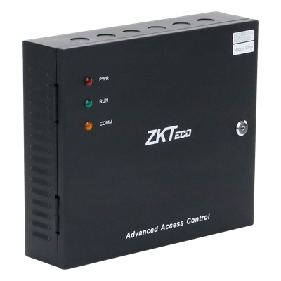 Controlador de Acceso 2 Puertas / 3,000 Huellas / 30,000 Tarjetas / TCP/IP / Gabinete con Fuente 12V 5A / Memoria SD hasta 32GB | SIERRA STORE