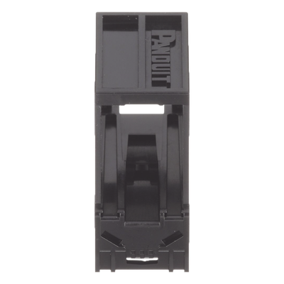 PANDUIT CADIN1BL-S - Adaptador de 1 Puerto / Blindado / Riel DIN 35 mm (1.38 in) / Mini-Com / Perfil Bajo / Negro | SIERRA STORE