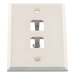 PANDUIT CFP2SY - Placa de Pared Vertical / Acero Inoxidable Grado 304 / 2 Puertos Mini-Com / 2.75 x 4.5 pulgadas | SIERRA STORE