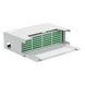 Distribuidor de Fibra Óptica / 144 Empalmes / 144 Acopladores SC/APC / 144 Pigtails SC/APC / 19" / 3 UR / 12.8" Profundidad | SIERRA STORE