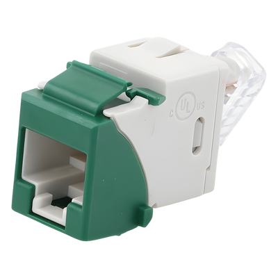 SIEMON U6-K07NS - Jack Keystone / Cat6 UTP / Terminación 110 / Color Verde / UL 94 V-0 / -10°C a 60°C | SIERRA STORE